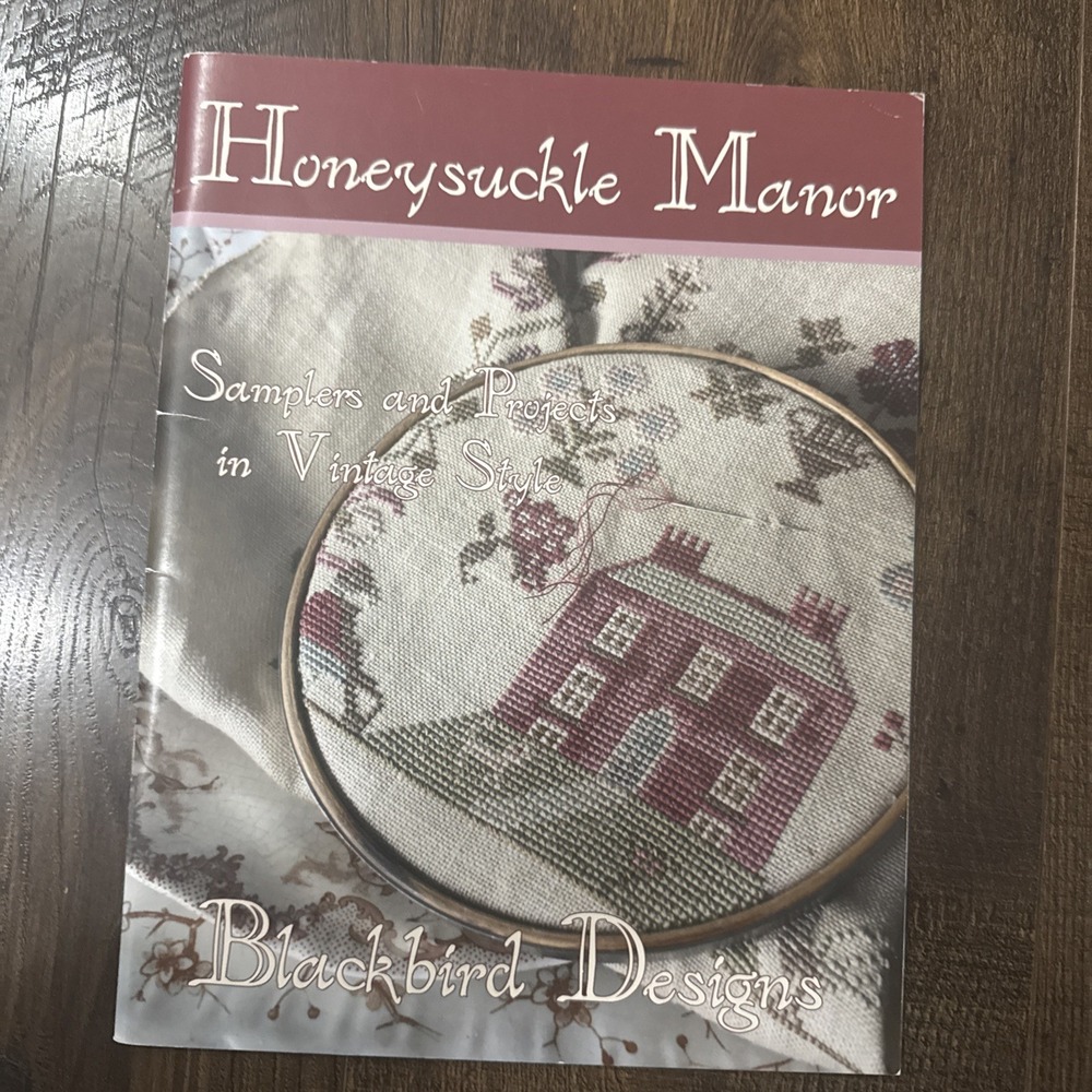 Honeysuckle Manor by Blackbird Cross Stitch Pattern Book
